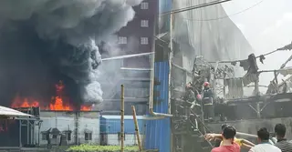 নারায়ণগঞ্জে ফুড কারখানায় আগুন, ঘণ্টাখানেকের চেষ্টায় নিয়ন্ত্রণে